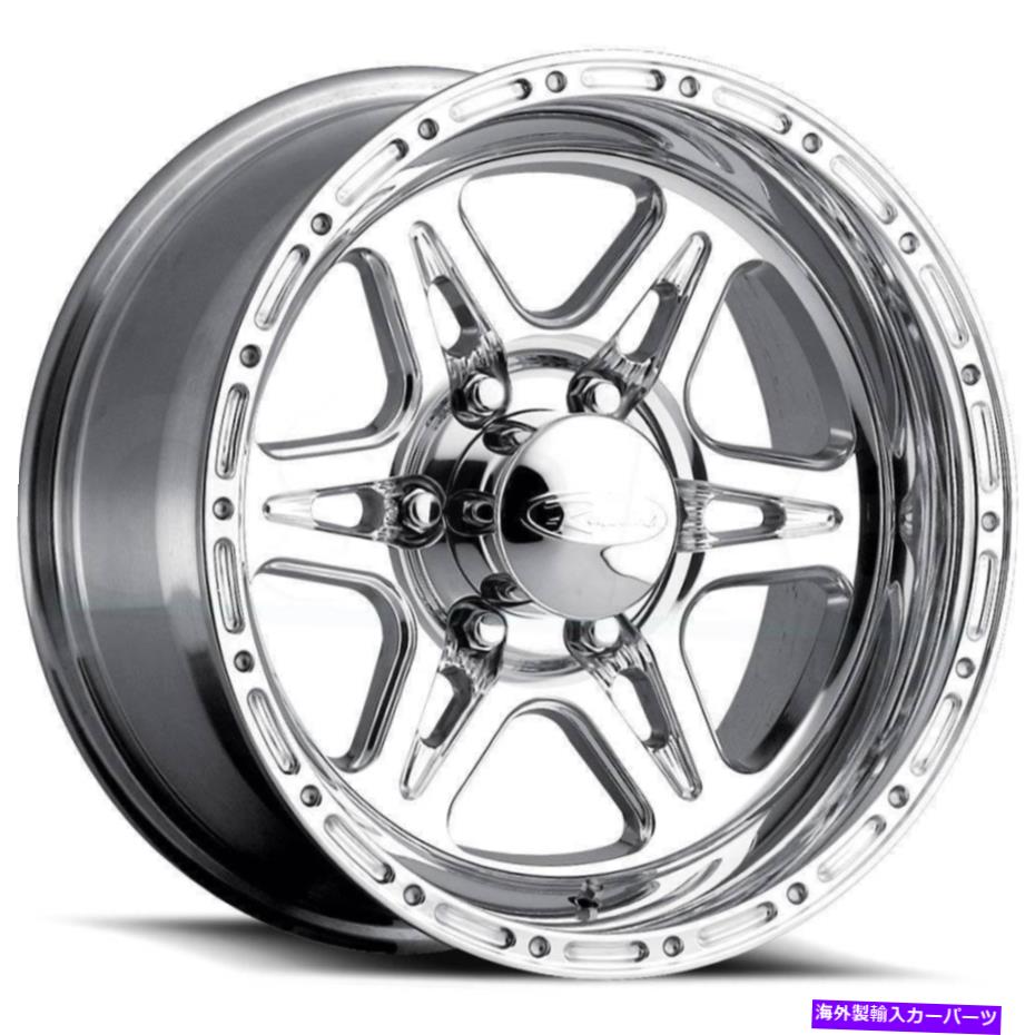 ホイール　４本セット 16x8 Raceline 886 Renegade 6 6x5.5/6x139.7 0研磨ホイールリムセット（4）107.95 16x8 Raceline 886 Renegade 6 6x5.5/6x139.7 0 Polished Wheels Rims Set(4) 107.95【並行輸入品】