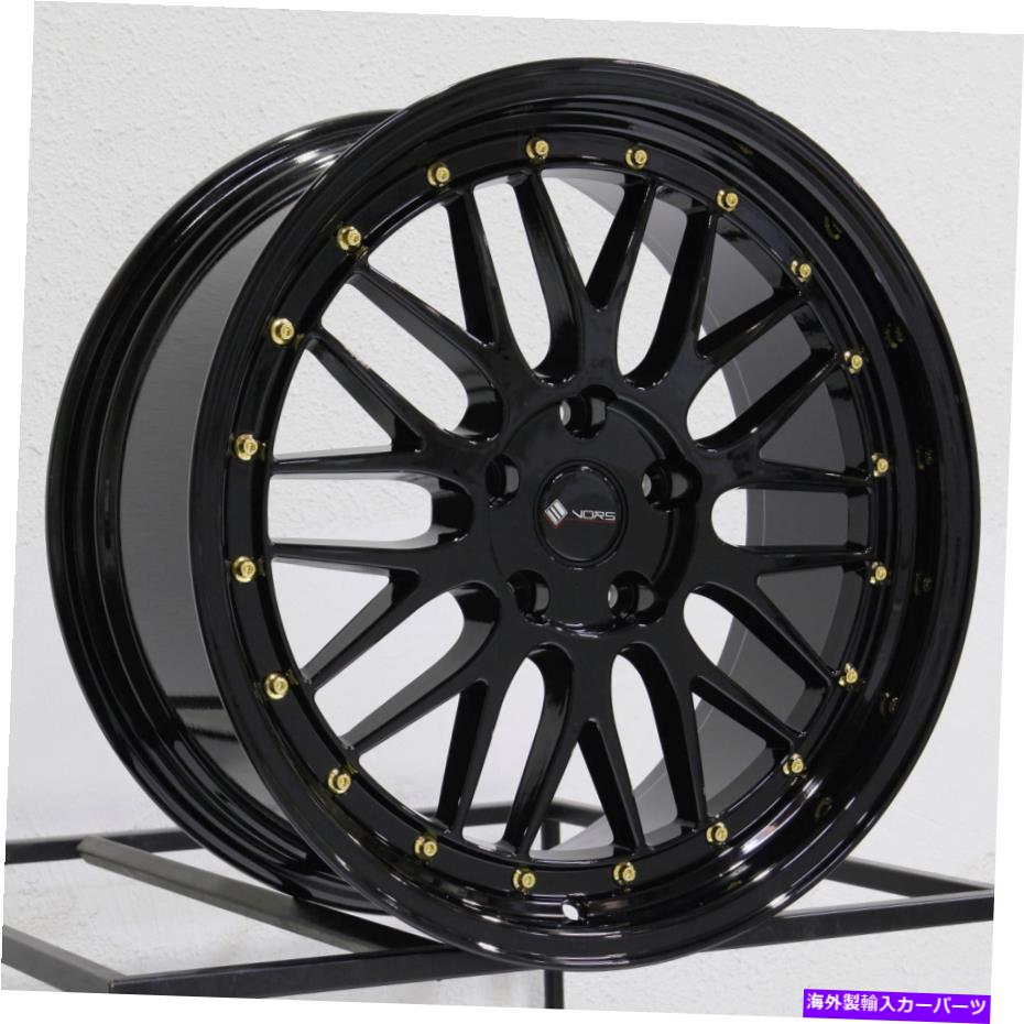 ホイール　４本セット 19x8.5 VORS VR8 5X115 35グロスブラックホイールリムセット（4）73.1 19x8.5 Vors VR8 5x115 35 Gloss Black Wheels Rims Set(4) 73.1【並行輸入品】｜Us Custom Parts Shop USDM