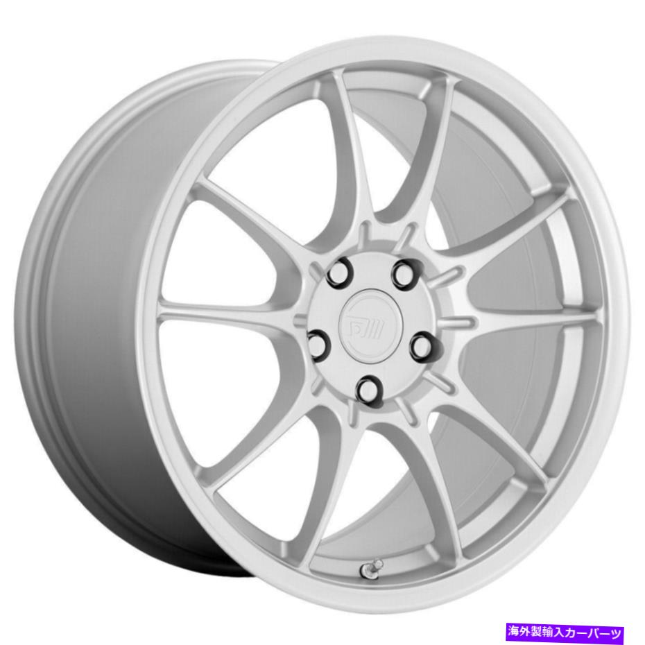 ホイール　４本セット 18x9.5 motegi mr152 SS5 5x114.3 40ハイパーシルバーホイールリムセット（4）72.56 18x9.5 Motegi MR152 SS5 5x114.3 40 Hyper Silver Wheels Rims Set(4) 72.56【並行輸入品】