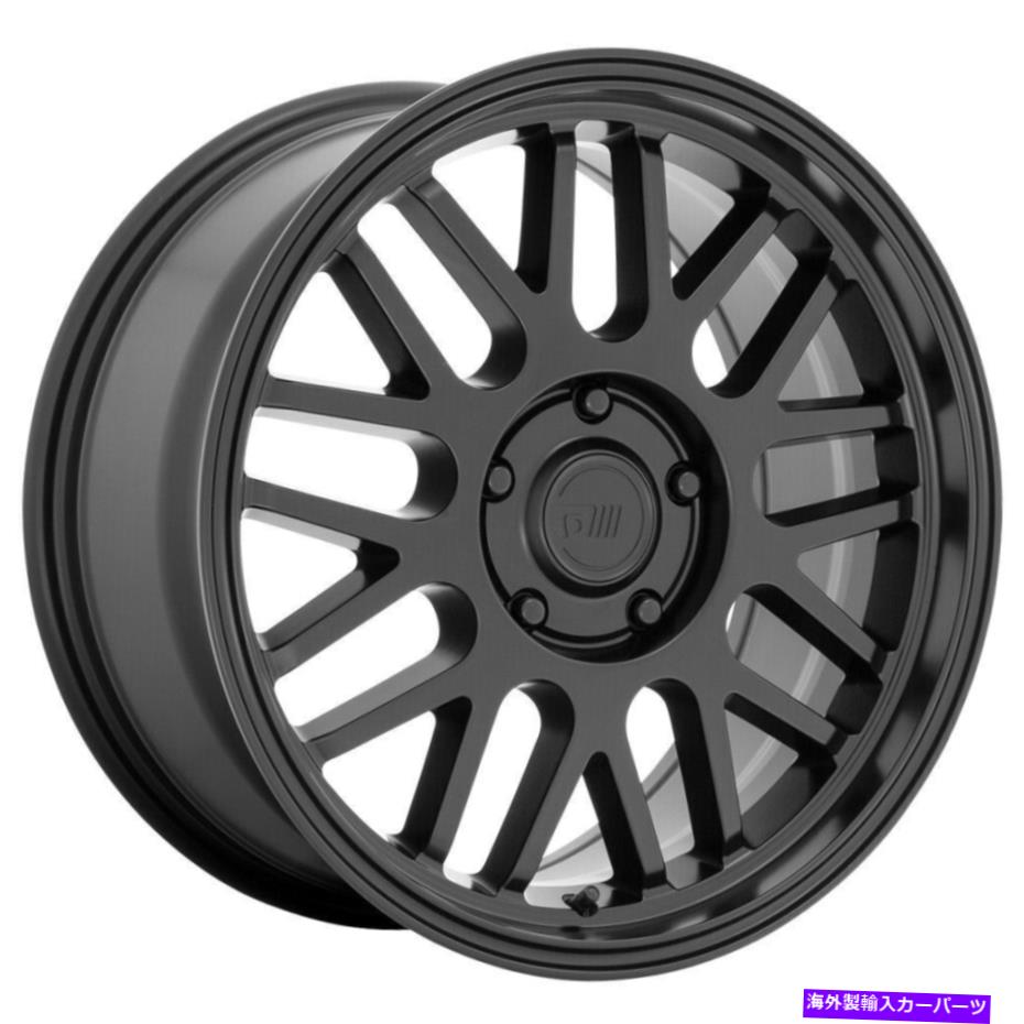 ホイール　４本セット 18x8.5 motegi mr144 m9 5x108 42サテンブラックホイールリムセット（4）72.56 18x8.5 Motegi MR144 M9 5x108 42 Satin Black Wheels Rims Set(4) 72.56【並行輸入品】