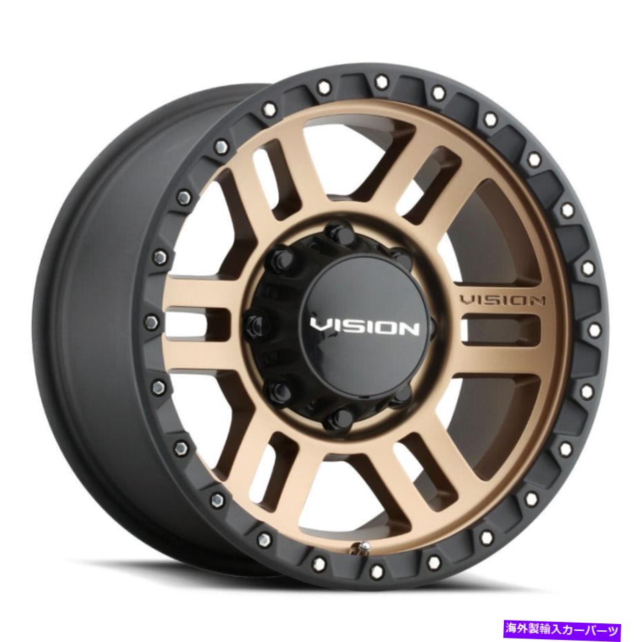 ホイール　４本セット 17x9ビジョン354 Manx2 8x6.5/8x165.1 12ブロンズホイールリムセット（4）125.2 17x9 Vision 354 Manx2 8x6.5/8x165.1 12 Bronze Wheels Rims Set(4) 125.2【並行輸入品】｜Us Custom Parts Shop USDM