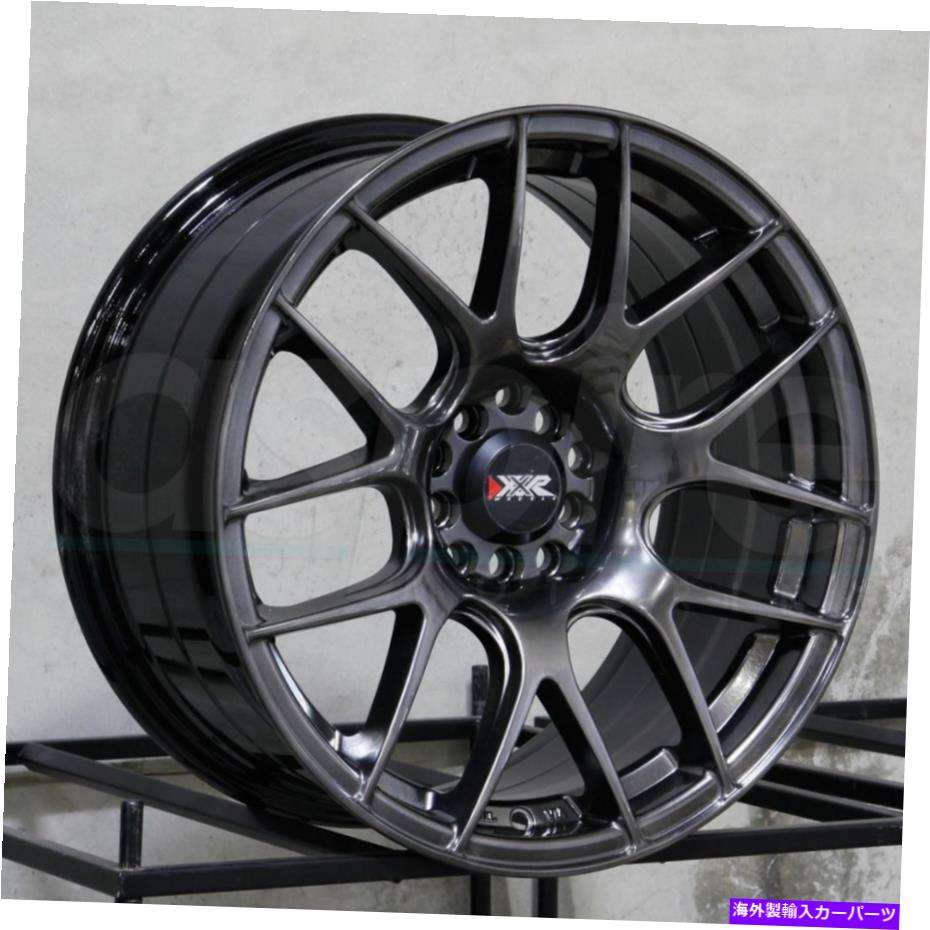ホイール　４本セット 18x8.75 xxr 530 5x100/5x114.3 20 Chromium Black Wheels Rims Set（4）73.1 18x8.75 XXR 530 5x100/5x114.3 20 Chromium Black Wheels Rims Set(4) 73.1【並行輸入品】