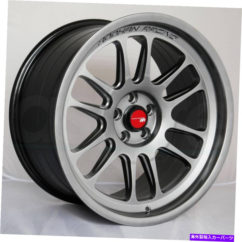 ホイール　４本セット 18x8.5 aodhan ah07 ah7カスタム5x112 35ハイパーブラックホイールリムセット（4）73.1 18x8.5 Aodhan AH07 AH7 Custom 5x112 35 Hyper Black Wheels Rims Set(4) 73.1【並行輸入品】｜Us Custom Parts Shop USDM