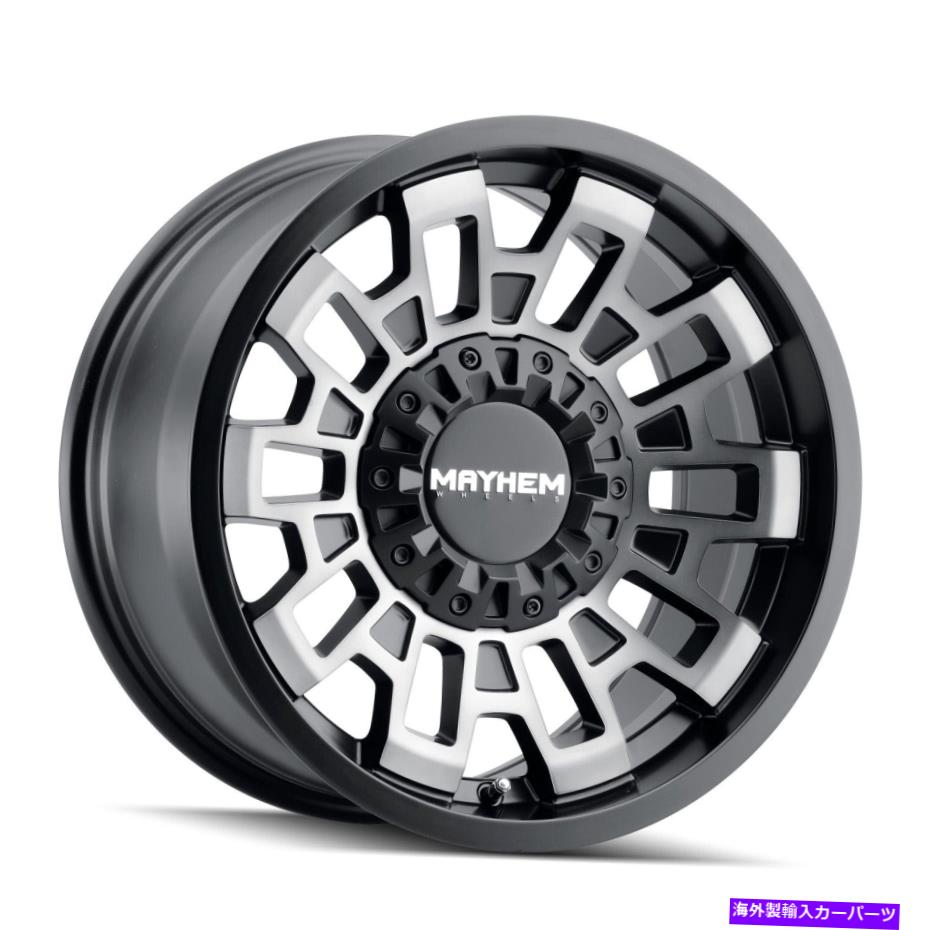 ホイール　４本セット 17x9 Mayhem 8113 Cortex 6x135/6x5.5 -12ブラックダークピントホイールリムセット（4）106 17x9 Mayhem 8113 Cortex 6x135/6x5.5 -12 Black Dark Tint Wheels Rims Set(4) 106【並行輸入品】｜Us Custom Parts Shop USDM