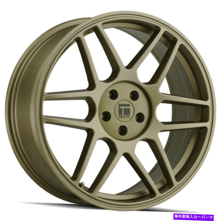 ホイール　４本セット 18x8 Touren 3274 TR74 5x120 40ゴールドホイールリムセット（4）72.56 18x8 Touren 3274 TR74 5x120 40 Gold Wheels Rims Set(4) 72.56【並行輸入品】 291,159円