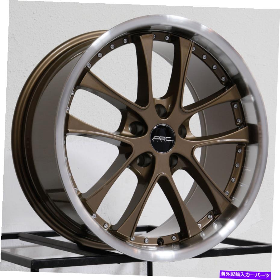 ホイール　４本セット 18x8.5 arc ar5 5x110 35銅ホイールリムセット（4）73.1 18x8.5 ARC AR5 5x110 35 Bronze Wheels Rims Set(4) 73.1【並行輸入品】