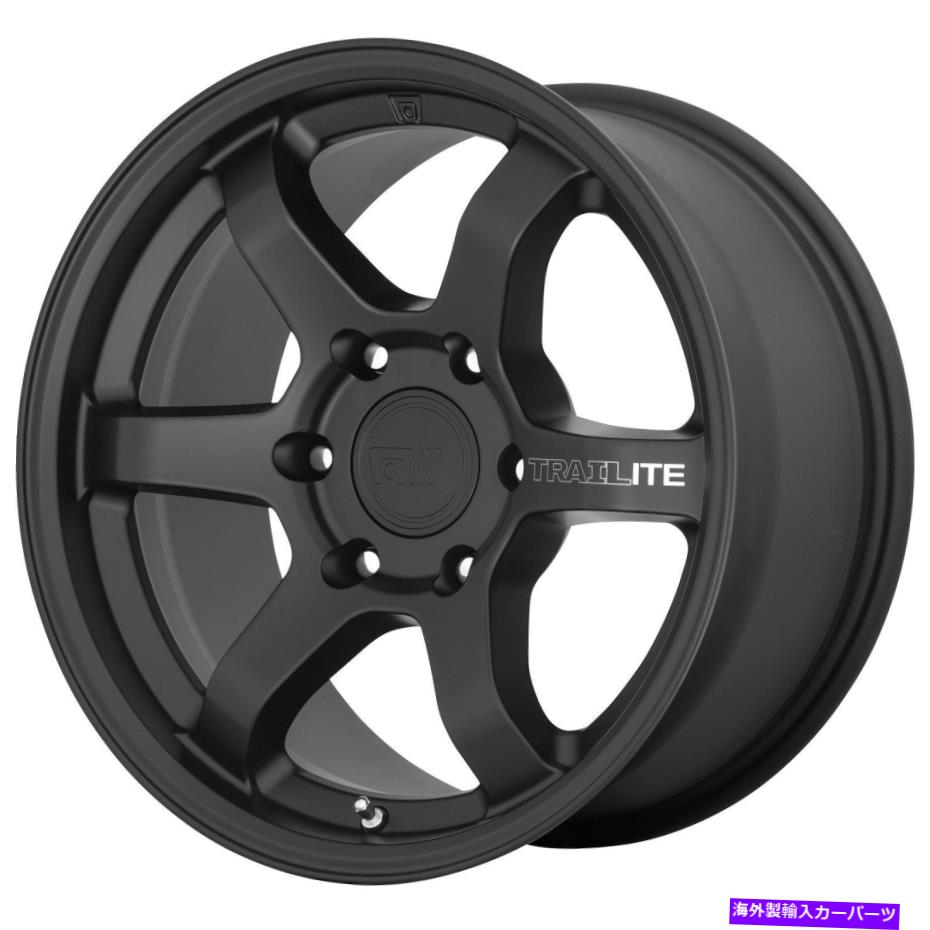 ホイール　４本セット 17x8.5 motegi mr150トレイルライター5x5/5x127 18サテンブラックホイールリムセット（4）71.5 17x8.5 Motegi MR150 TRAILITE 5x5/5x127 18 Satin Black Wheels Rims Set(4) 71.5【並行輸入品】