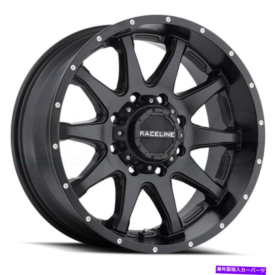 ホイール　４本セット 16x8 Raceline 930b Shift 8x170 0ブラックホイールリムセット（4）125.2 16x8 Raceline 930B Shift 8x170 0 Black Wheels Rims Set(4) 125.2【並行輸入品】