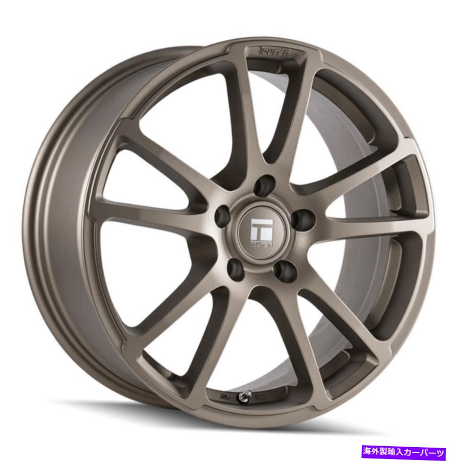 ホイール　４本セット 18x8 Touren 3503 TF03 5x108 40ブロンズホイールリムセット（4）63.5 18x8 Touren 3503 Tf03 5x108 40 Bronze Wheels Rims Set(4) 63.5【並行輸入品】｜Us Custom Parts Shop USDM