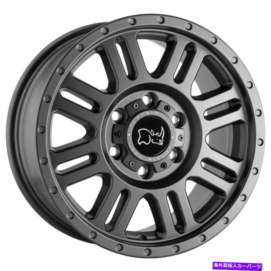 ホイール　４本セット 16x8ブラックサイイエローストーン6x130 45ガンメタルホイールリムセット（4）84.1 16x8 Black Rhino Yellowstone 6x130 45 Gunmetal Wheels Rims Set(4) 84.1【並行輸入品】｜Us Custom Parts Shop USDM