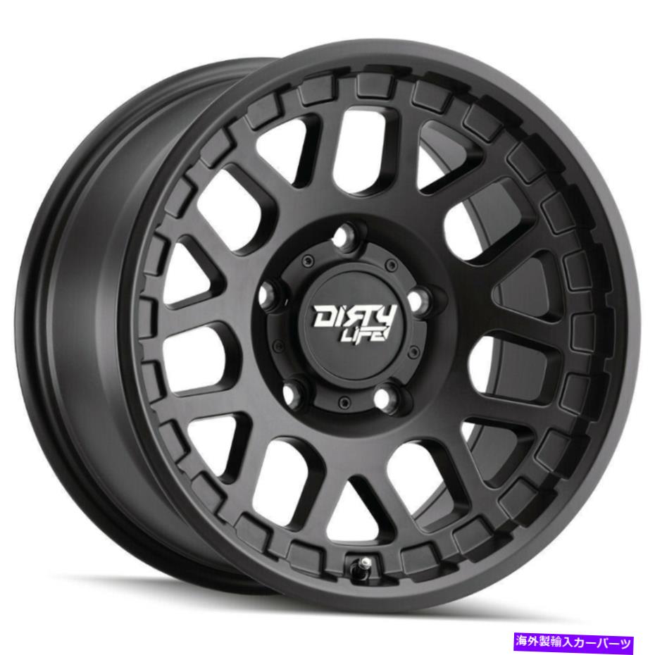 ホイール　４本セット 17x9ダーティライフ9306メサ6x135 0マットブラックホイールリムセット（4）87.1 17x9 Dirty Life 9306 Mesa 6x135 0 Matte Black Wheels Rims Set(4) 87.1【並行輸入品】｜Us Custom Parts Shop USDM