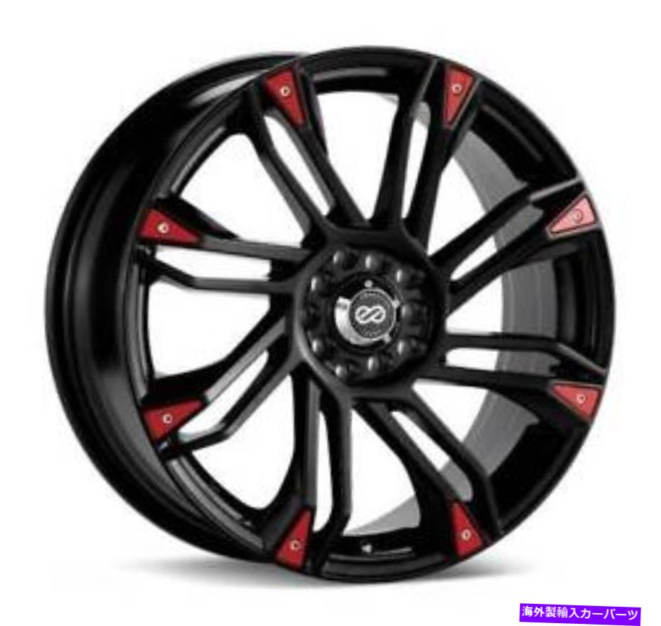 ホイール　４本セット 17x7 Enkei GW8 4x100/114.3 42ブラックペイントホイールリムセット（4） 17x7 Enkei GW8 4x100/114.3 42 Black Paint Wheels Rims Set(4)【並行輸入品】｜Us Custom Parts Shop USDM