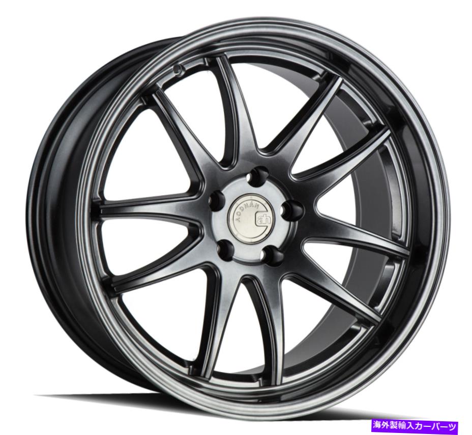 ホイール　４本セット 19x9.5 Aodhan DS02 DS2 5x114.3 15ハイパーブラックホイールリムセット（4）73.1 19x9.5 Aodhan DS02 DS2 5x114.3 15 Hyper Black Wheels Rims Set(4) 73.1【並行輸入品】
