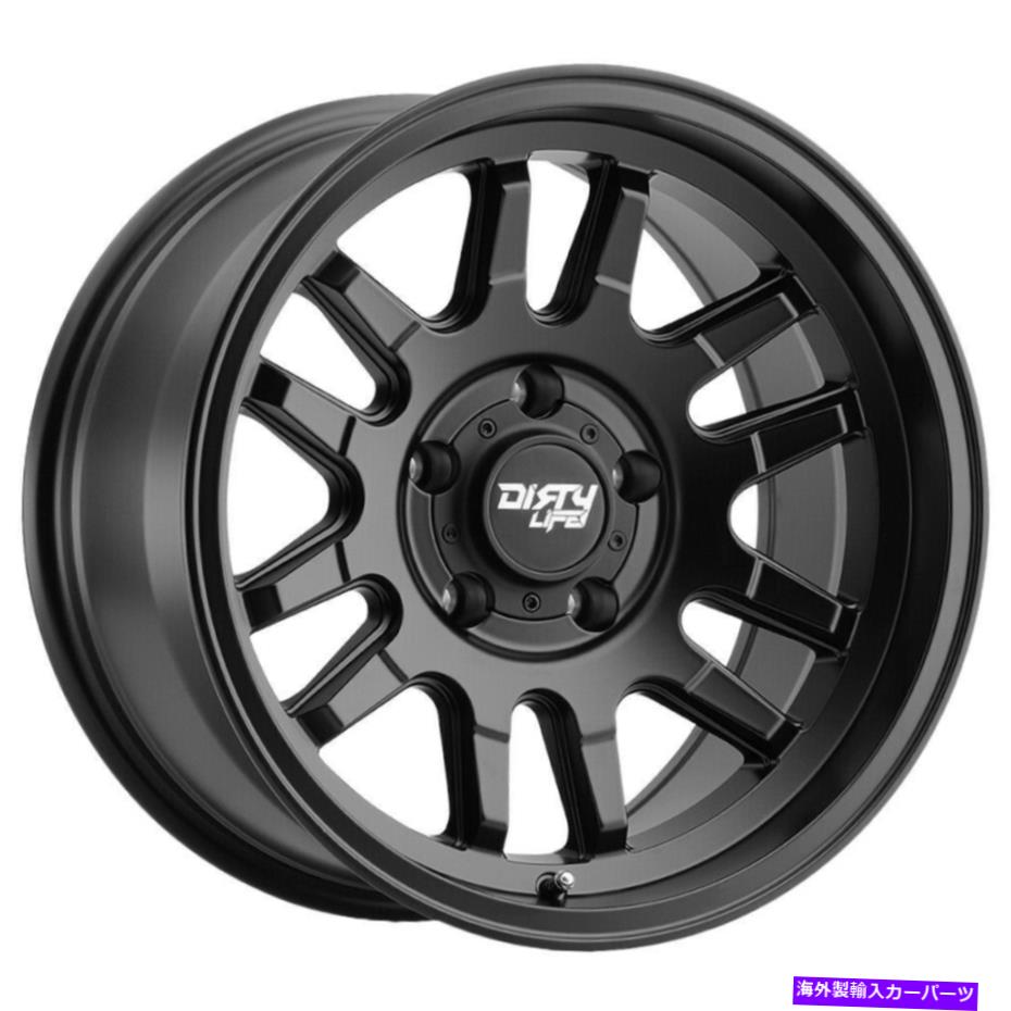 ホイール　４本セット 17x9ダーティライフ9310キャニオン5x5/5x127 -12マットブラックホイールリムセット（4）71.5 17x9 Dirty Life 9310 Canyon 5x5/5x127 -12 Matte Black Wheels Rims Set(4) 71.5【並行輸入品】｜Us Custom Parts Shop USDM