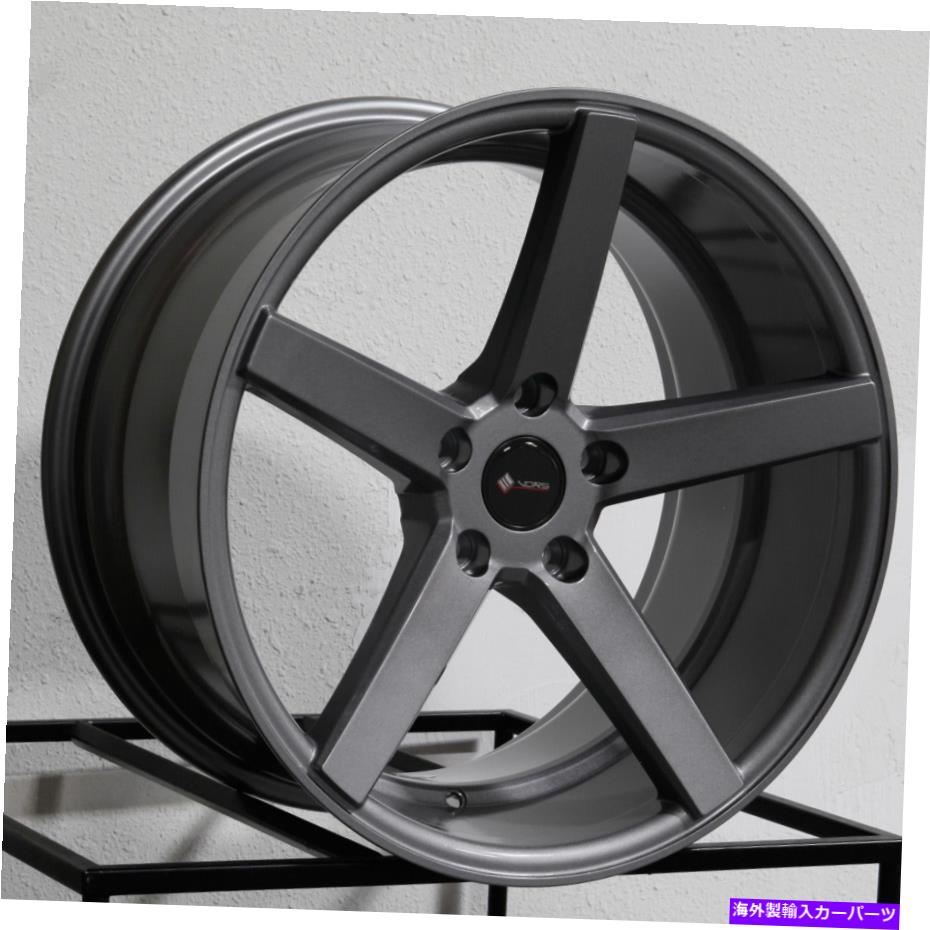 ホイール　４本セット 18x9.5 VORS TR5 5x115 35ガンメタルホイールリムセット（4）73.1 18x9.5 Vors TR5 5x115 35 Gun Metal Wheels Rims Set(4) 73.1【並行輸入品】