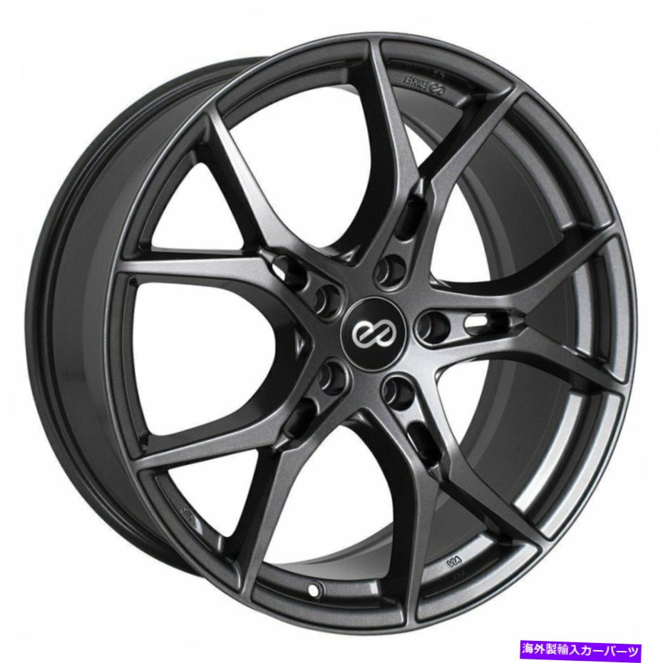 ホイール　４本セット 18x8 Enkei Vulcan 5x114.3 45無煙炭リムセット（4） 18x8 Enkei VULCAN 5x114.3 45 Anthracite Wheels Rims Set(4)【並行輸入品】