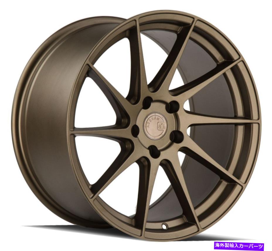 ホイール　４本セット 18x9.5 aodhan ah09 ah9 5x114.3 35ブロンズホイールリムセット（4）73.1 18x9.5 Aodhan AH09 AH9 5x114.3 35 Bronze Wheels Rims Set(4) 73.1【並行輸入品】