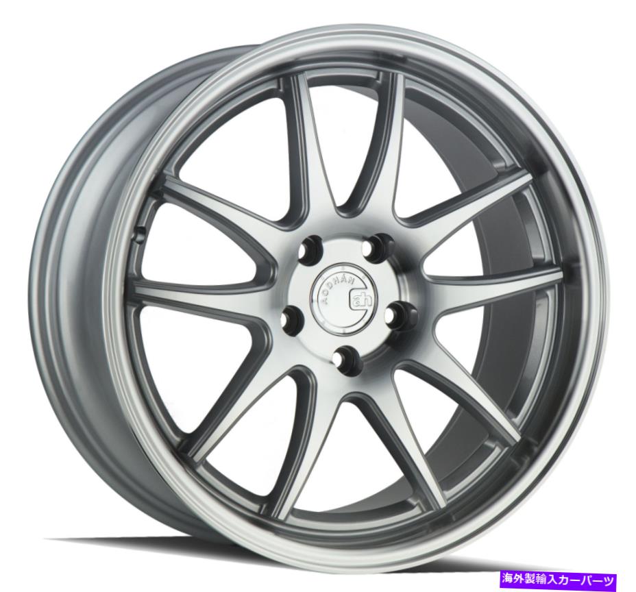 ホイール　４本セット 18x8.5 Aodhan DS02 DS2 5x114.3 35銀機械加工ホイールリムセット（4）73.1 18x8.5 Aodhan DS02 DS2 5x114.3 35 Silver Machined Wheels Rims Set(4) 73.1【並行輸入品】
