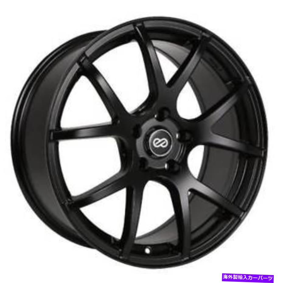 ホイール　４本セット 17x7.5 Enkei M52 4x100 42ブラックペイントホイールリムセット（4） 17x7.5 Enkei M52 4x100 42 Black Paint Wheels Rims Set(4)【並行輸入品】