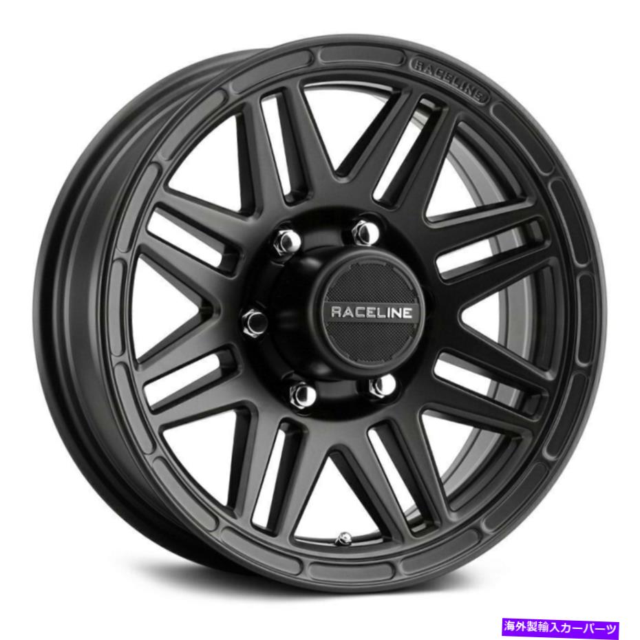 ホイール　４本セット 16x6 Raceline 944 Outlander TR 8x6.5/8x165.1 0ブラックホイールリムセット（4）4.9 16x6 Raceline 944 Outlander Tr 8x6.5/8x165.1 0 Black Wheels Rims Set(4) 4.9【並行輸入品】