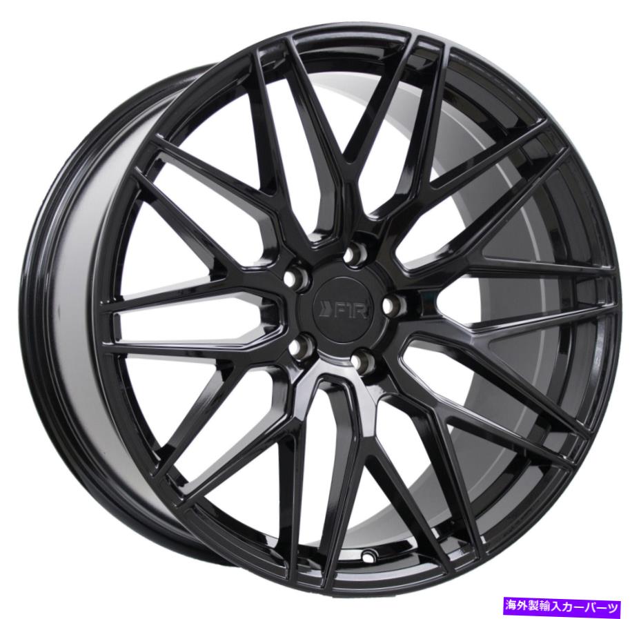 ホイール　４本セット 18x8.5 F1R F103 5x110 42光沢ブラックホイールリムセット（4） 18x8.5 F1R F103 5x110 42 Gloss Black Wheels Rims Set(4)【並行輸入品】｜Us Custom Parts Shop USDM
