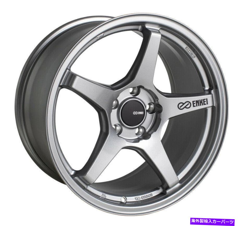 ホイール　４本セット 17x8/17x9 enkei TS-5 5x100 45/45ハイパーグレーホイールリムセット（4） 17x8/17x9 Enkei TS-5 5x100 45/45 Hyper Grey Wheels Rims Set(4)【並行輸入品】