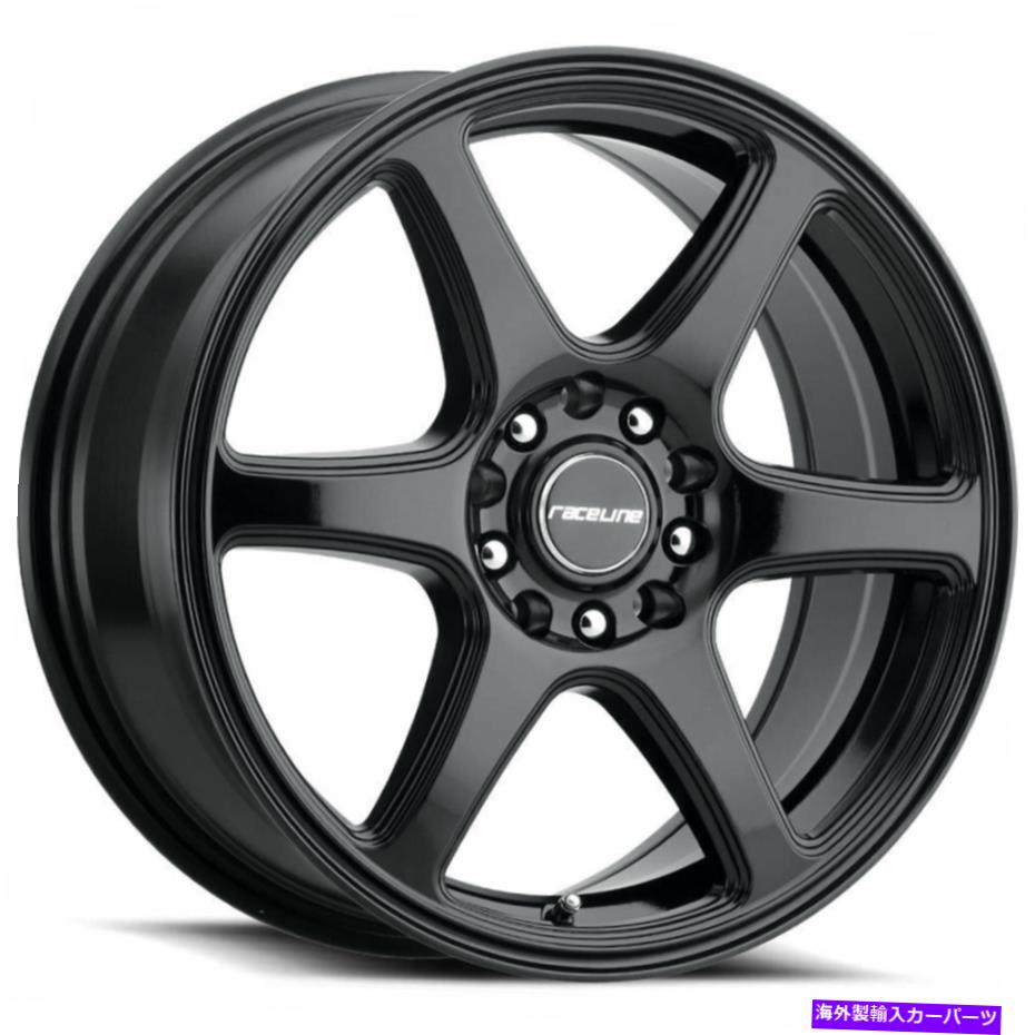 ホイール　４本セット 18x8 Raceline 146b Matrix 5x112/5x120 40ブラックホイールリムセット（4）74.1 18x8 Raceline 146B Matrix 5x112/5x120 40 Black Wheels Rims Set(4) 74.1【並行輸入品】｜Us Custom Parts Shop USDM