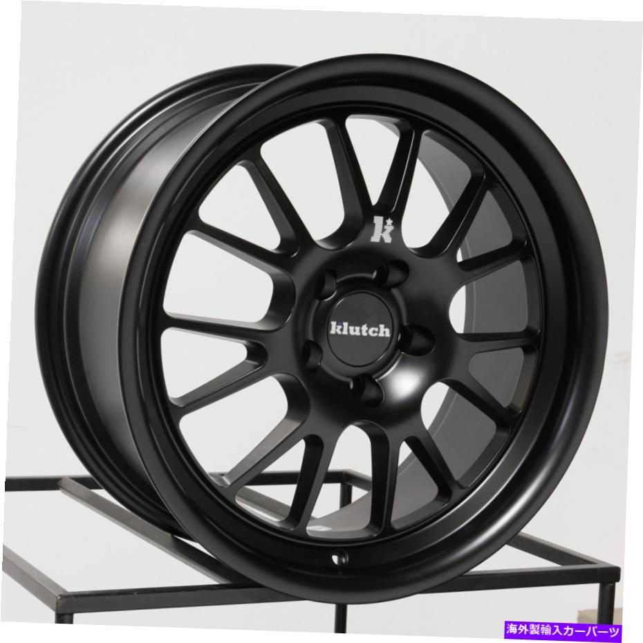 ホイール　４本セット 18x8.5 Klutch SL14 5x114.3 35マットブラックホイールリムセット（4）73.1 18x8.5 Klutch SL14 5x114.3 35 Matte Black Wheels Rims Set(4) 73.1【並行輸入品】｜Us Custom Parts Shop USDM