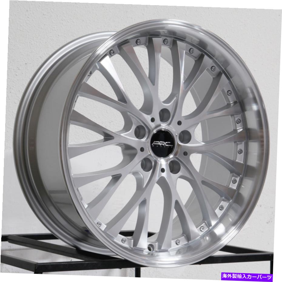 ホイール　４本セット 18x8 ARC AR6 5x120 30銀機械加工ホイールリムセット（4）73.1 18x8 ARC AR6 5x120 30 Silver Machined Wheels Rims Set(4) 73.1【並行輸入品】｜Us Custom Parts Shop USDM