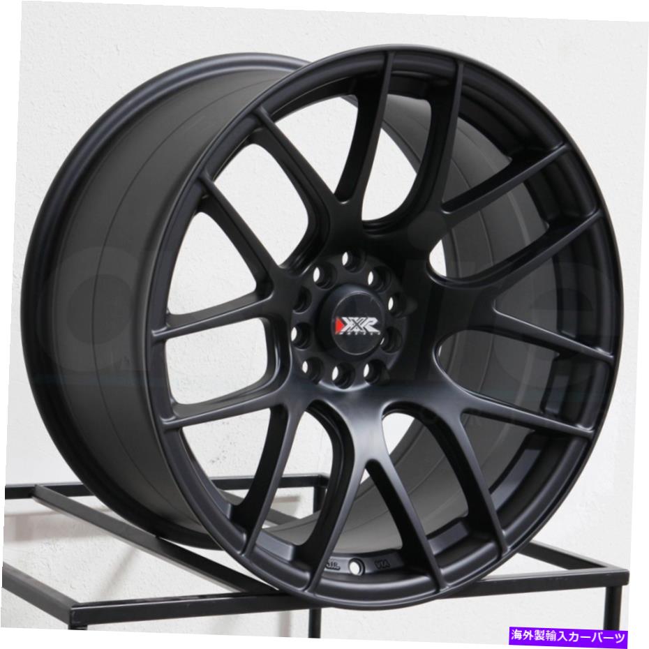 ホイール　４本セット 18x8.75/18x9.75 xxr 530 5x100/5x114.3 20/20フラットブラックホイールリムセット（4）73.1 18x8.75/18x9.75 XXR 530 5x100/5x114.3 20/20 Flat Black Wheels Rims Set(4) 73.1【並行輸入品】｜Us Custom Parts Shop USDM
