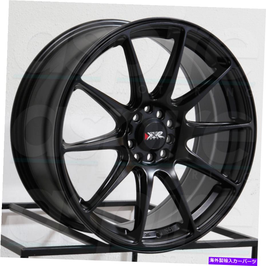 ホイール　４本セット 18x8.75/18x9.75 xxr 527 5x100/5x114.3 20/20フラットブラックホイールリムセット（4）73.1 18x8.75/18x9.75 XXR 527 5x100/5x114.3 20/20 Flat Black Wheels Rims Set(4) 73.1【並行輸入品】｜Us Custom Parts Shop USDM