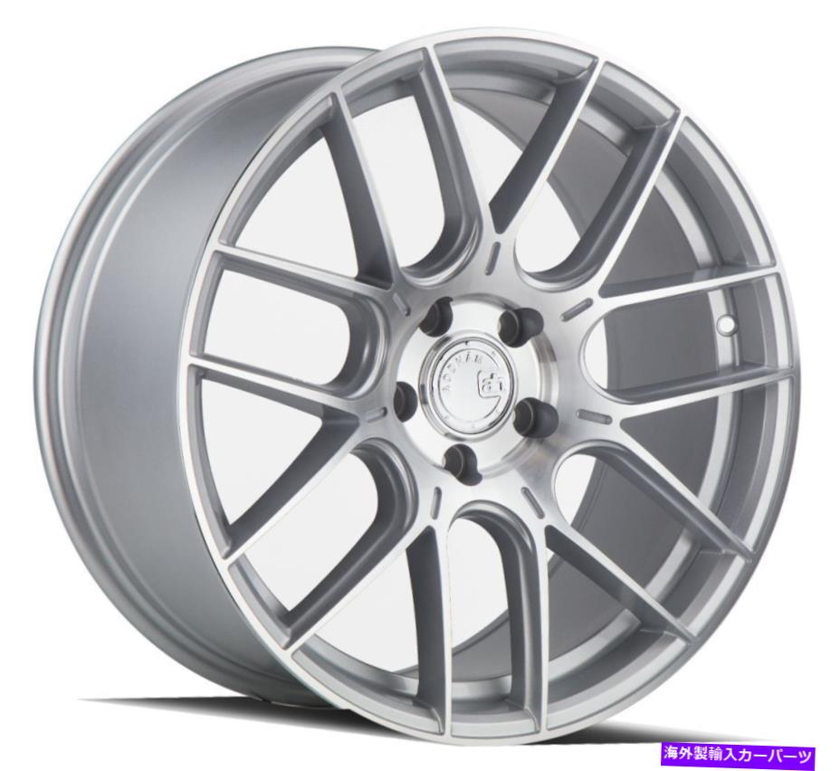 ホイール　４本セット 18x8.5 aodhan ah-x ah10カスタム5x120 35銀機械加工ホイールリムセット（4）73.1 18x8.5 Aodhan AH-X AH10 Custom 5x120 35 Silver Machined Wheels Rims Set(4) 73.1【並行輸入品】