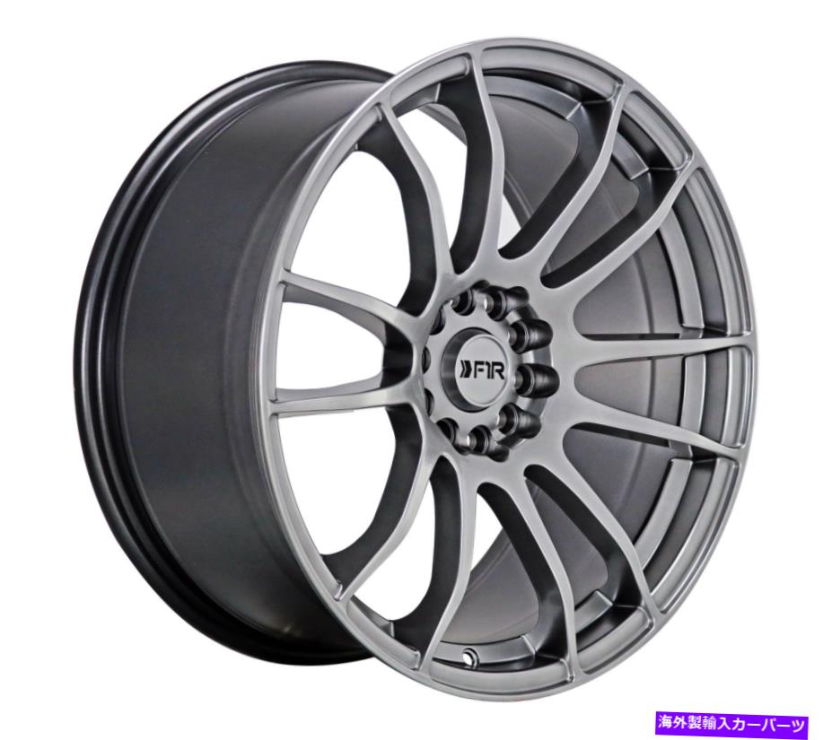 ホイール　４本セット 18x9.5 F1R F107 5x100/5x114.3 38ハイパーブラックホイールリムセット（4） 18x9.5 F1R F107 5x100/5x114.3 38 Hyper Black Wheels Rims Set(4)【並行輸入品】｜Us Custom Parts Shop USDM