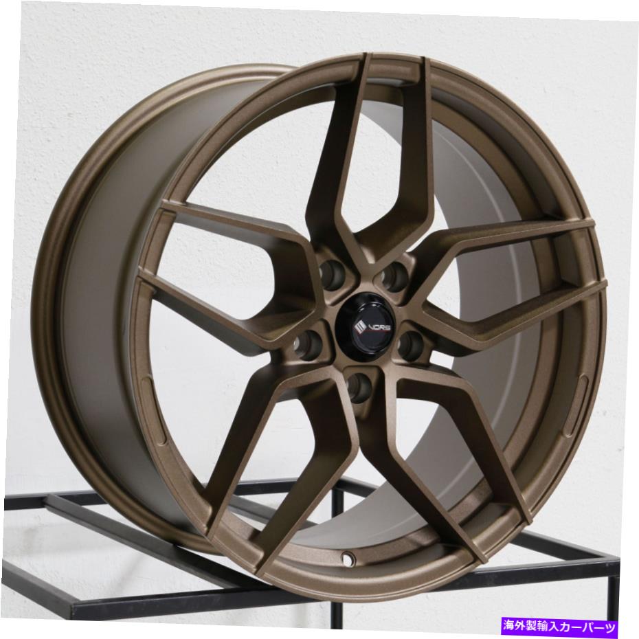 ホイール　４本セット 18x8.5 VORS LP1 5x108 35ブロンズホイールリムセット（4）73.1 18x8.5 Vors LP1 5x108 35 Bronze Wheels Rims Set(4) 73.1【並行輸入品】