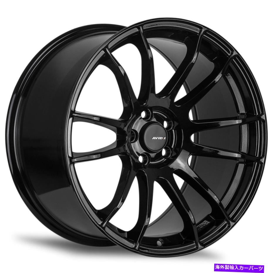 ホイール　４本セット 19x8.5/19x9.5 avid1 av20 5x114.3 35/35グロスブラックホイールリムセット（4）73.1 19x8.5/19x9.5 AVID1 AV20 5x114.3 35/35 Gloss Black Wheels Rims Set(4) 73.1【並行輸入品】｜Us Custom Parts Shop USDM