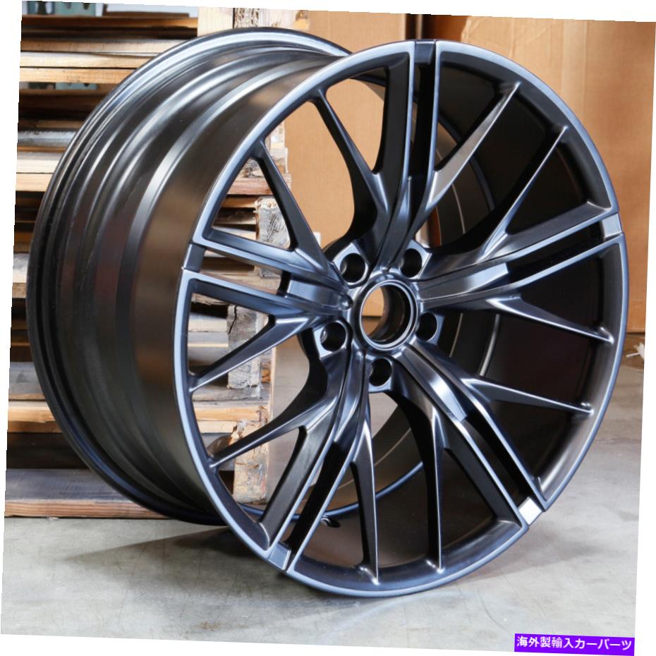 ホイール　４本セット 20x10/20x11 REP ZL1スタイルフィットカマロ5x120 23/43ブラックホイールリムセット（4） 20x10/20x11 Rep ZL1 Style fit Camaro 5x120 23/43 Black Wheels Rims Set(4)【並行輸入品】