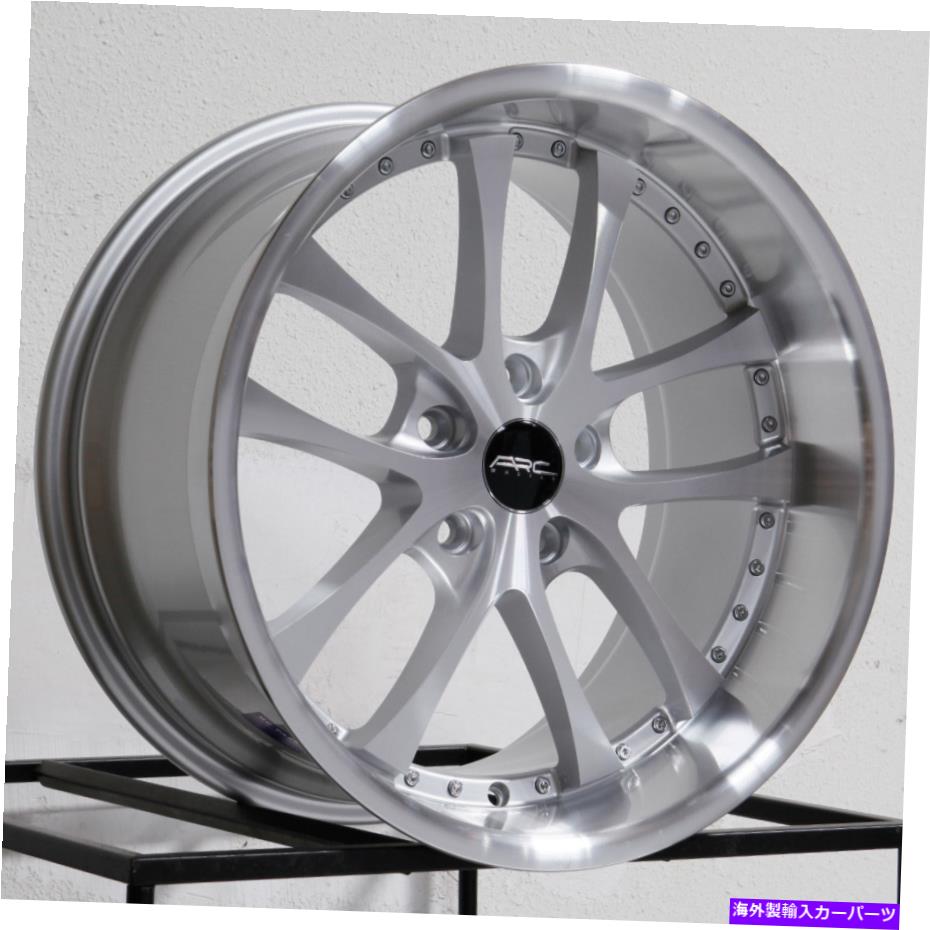 ホイール　４本セット 18x8.5/18x9.5 Arc AR5 5x108 35/30銀機械加工ホイールリムセット（4）73.1 18x8.5/18x9.5 ARC AR5 5x108 35/30 Silver Machined Wheels Rims Set(4) 73.1【並行輸入品】｜Us Custom Parts Shop USDM