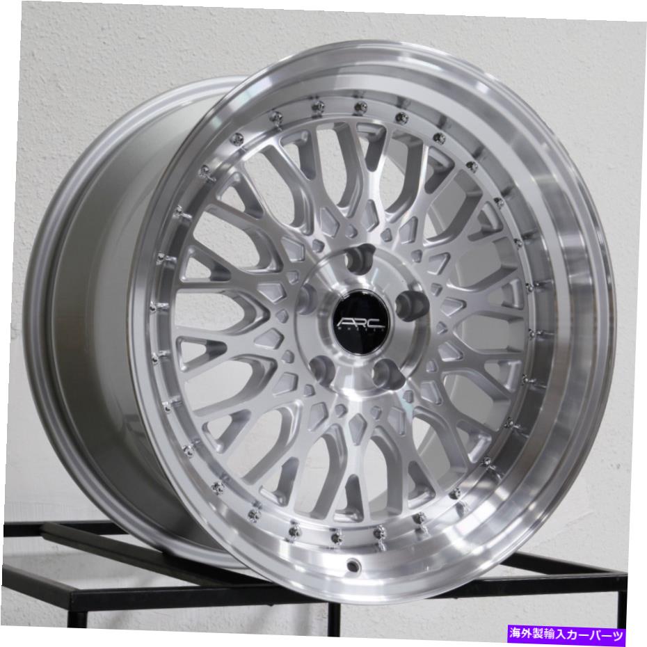 ホイール　４本セット 18x8.5/18x9.5 Arc AR1 5x108 35/35銀機械加工ホイールリムセット（4）73.1 18x8.5/18x9.5 ARC AR1 5x108 35/35 Silver Machined Wheels Rims Set(4) 73.1【並行輸入品】｜Us Custom Parts Shop USDM