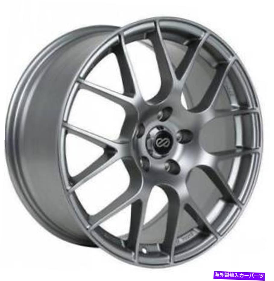 ホイール 4本セット 18x8 enkei raijin 5x112 45ガンメタルペイントホイールリムセット(4) 18x8 Enkei RAIJIN 5x112 45 Gunmetal Paint Wheels Rims Set(4)【並行輸入品】|Us Custom Parts Shop USDM