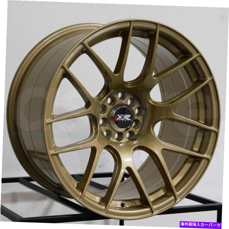 ホイール　４本セット 18x7.5 xxr 530 5x100/5x114.3 38ゴールドホイールリムセット（4）73.1 18x7.5 XXR 530 5x100/5x114.3 38 Gold Wheels Rims Set(4) 73.1【並行輸入品】｜Us Custom Parts Shop USDM