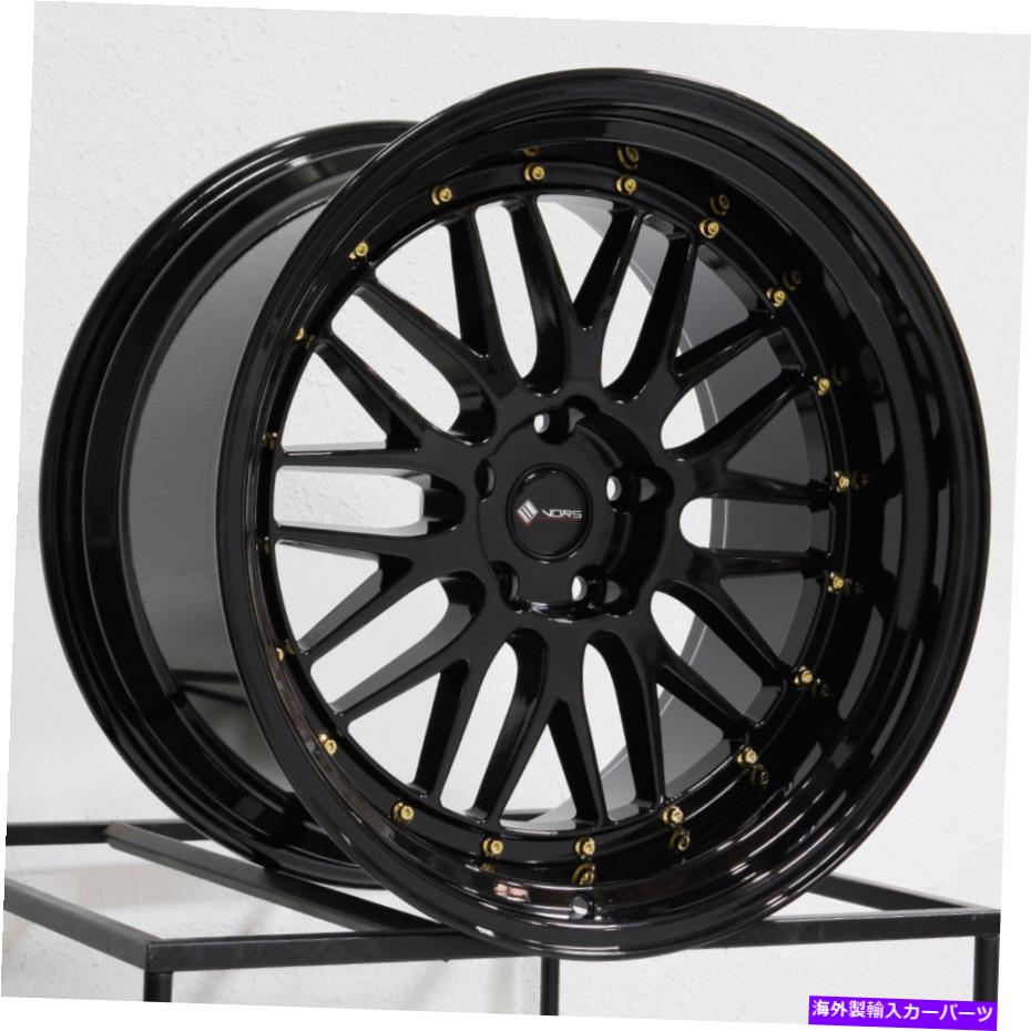 ホイール　４本セット 19x9.5/19x11 VORS VR8 5X120 22/22 GLOSS BLACK WHEELS RIMS SET（4）73.1 19x9.5/19x11 Vors VR8 5x120 22/22 Gloss Black Wheels Rims Set(4) 73.1【並行輸入品】｜Us Custom Parts Shop USDM