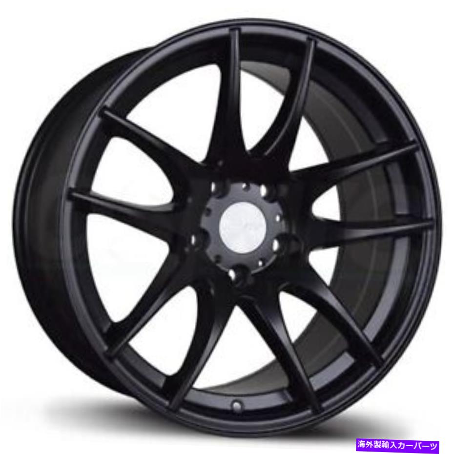 ホイール　４本セット 18x9.5 avid1 av32 5x114.3 35ブラックホイールリムセット（4）73.1 18x9.5 AVID1 AV32 5x114.3 35 Black Wheels Rims Set(4) 73.1【並行輸入品】