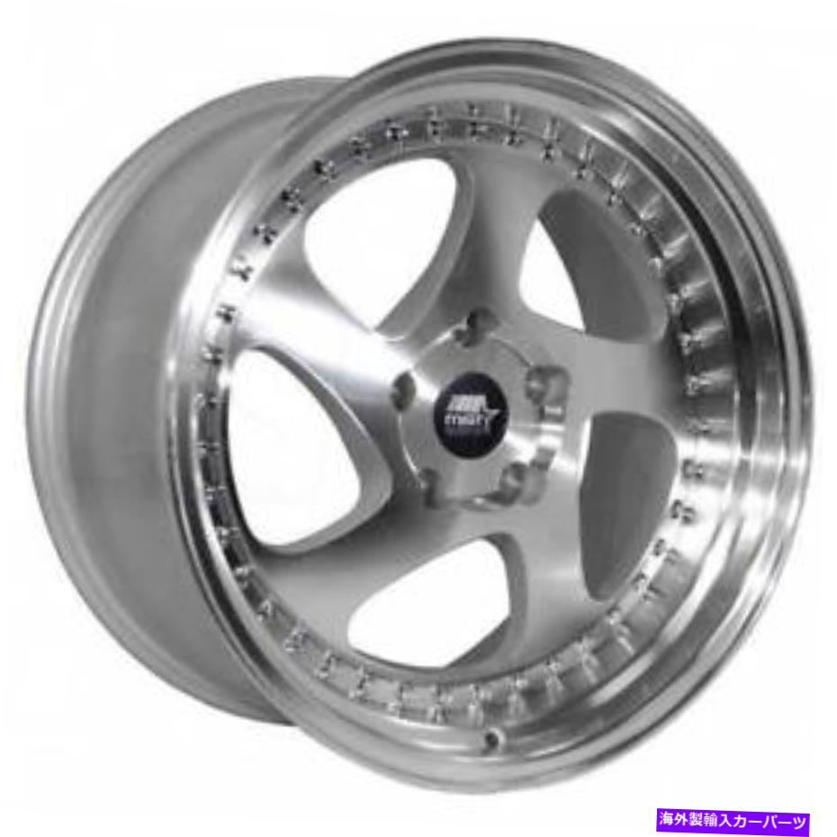 ホイール　４本セット 18x9.5 MST MT15 5x114.3 35シルバーホイールリムセット（4）73.1 18x9.5 MST MT15 5x114.3 35 Silver Wheels Rims Set(4) 73.1【並行輸入品】