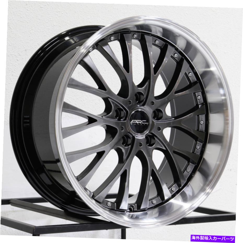 ホイール　４本セット 18x9 ARC AR6 5x112 35ハイパーブラックホイールリムセット（4）73.1 18x9 ARC AR6 5x112 35 Hyper Black Wheels Rims Set(4) 73.1【並行輸入品】｜Us Custom Parts Shop USDM