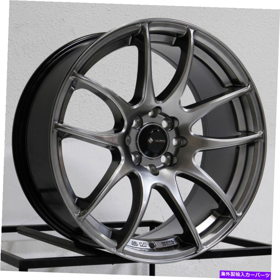 ホイール 4本セット 17x8 VORS TR4 4x108 35ハイパーブラックホイールリムセット(4)73.1 17x8 Vors TR4 4x108 35 Hyper Black Wheels Rims Set(4) 73.1【並行輸入品】|Us Custom Parts Shop USDM