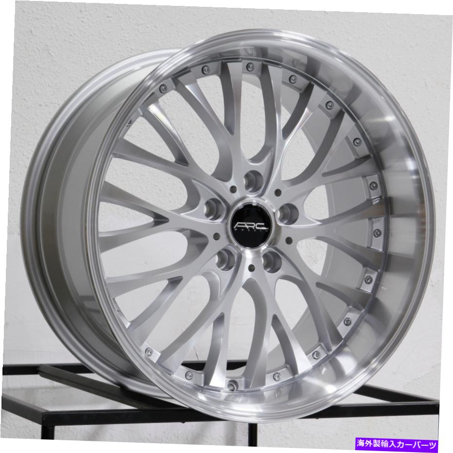 ホイール　４本セット 18x9 ARC AR6 5x115 35銀機械加工ホイールリムセット（4）73.1 18x9 ARC AR6 5x115 35 Silver Machined Wheels Rims Set(4) 73.1【並行輸入品】｜Us Custom Parts Shop USDM