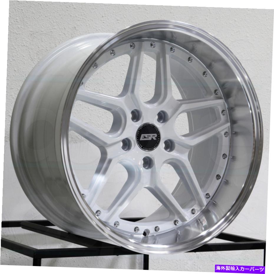 ホイール　４本セット 18x9.5/18x10.5 ESR CS15 5x114.3 22/22ホワイトホイールリムセット（4）72.56 18x9.5/18x10.5 ESR CS15 5x114.3 22/22 White Wheels Rims Set(4) 72.56【並行輸入品】｜Us Custom Parts Shop USDM
