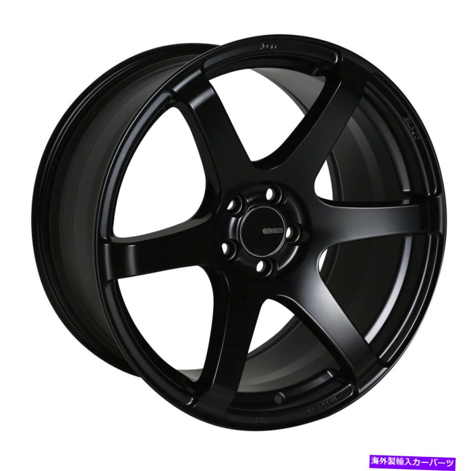 ホイール　４本セット 18x8 enkei tsr-6 5x100 45ブラックペイントホイールリムセット（4） 18x8 Enkei TSR-6 5x100 45 Black Paint Wheels Rims Set(4)【並行輸入品】｜Us Custom Parts Shop USDM