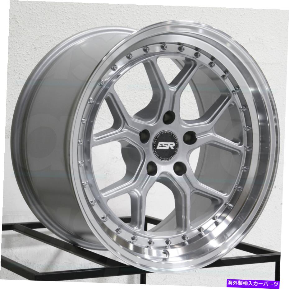 ホイール　４本セット 19x8.5 ESR CS02 CS2 5x120 30ハイパーシルバーホイールリムセット（4）72.56合金 19x8.5 ESR CS02 CS2 5x120 30 Hyper Silver Wheels Rims Set(4) 72.56 Alloy【並行輸入品】｜Us Custom Parts Shop USDM