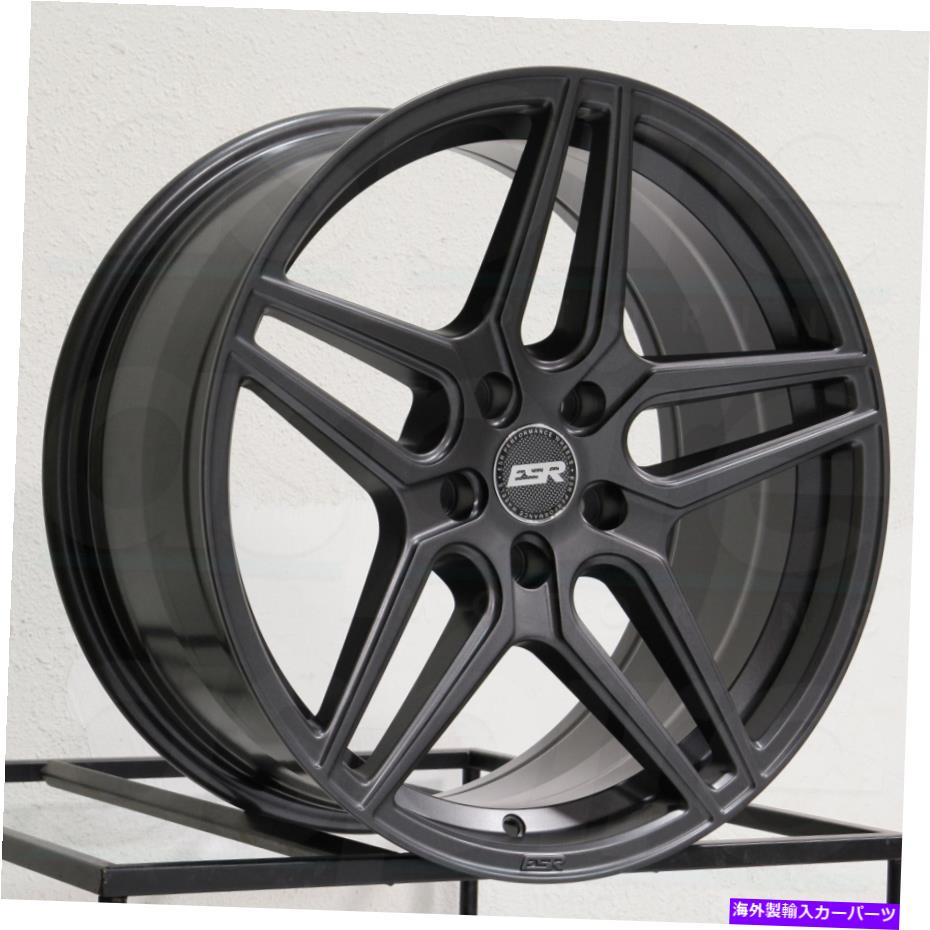 ホイール　４本セット 18x8.5 ESR RF15 5x114.3 30ガンメタルグラファイトホイールリムセット（4）73.1 18x8.5 ESR RF15 5x114.3 30 Gun Metal Graphite Wheels Rims Set(4) 73.1【並行輸入品】｜Us Custom Parts Shop USDM
